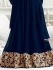 Drashti Dhami navy blue color georgette  anarkali kameez